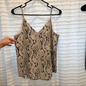 Snake skin tank